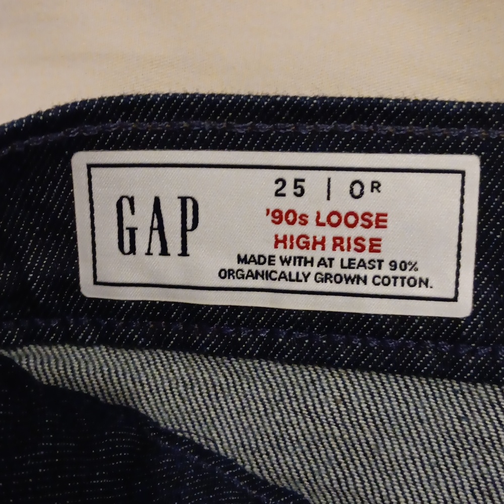 GAP 90s Loose High Rise Low Stretch 25, NWT - Picture 4 of 6